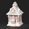 Roman 10.5" LED Lighted Gingerbread House Christmas Tabletop Decoration